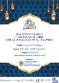 Majlis Penyerahan Sumbangan Alumni: Ikhlas Disalur, Syawal Disambut