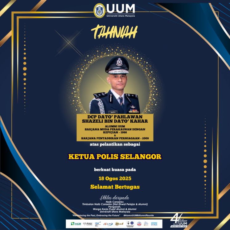 Tahniah Atas Pelantikan sebagai KETUA POLIS SELANGOR