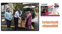 TERIMA KASIH ALUMNI UUM | SUMBANGAN LAPTOP B40 UUM
