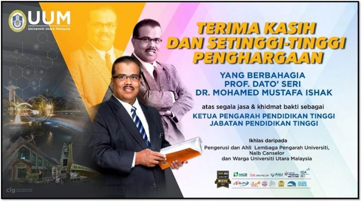 SELAMAT BERSARA! PENCETUS TRANSFORMASI UUM KE PERSADA ANTARABANGSA TIDAK MUNGKIN DILUPAKAN