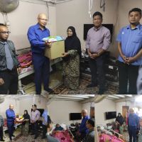 UUM PRIHATIN: TNC (HEPA) ZIARAH ALUMNI TERLANTAR HIDAP KANSER PARU-PARU