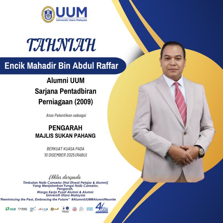 Tahniah atas Pelantikan sebagai Pengarah MAJLIS SUKAN PAHANG