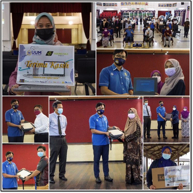 30 PELAJAR UUM TERIMA KOMPUTER RIBA SUMBANGAN LEMBAGA TABUNG HAJI