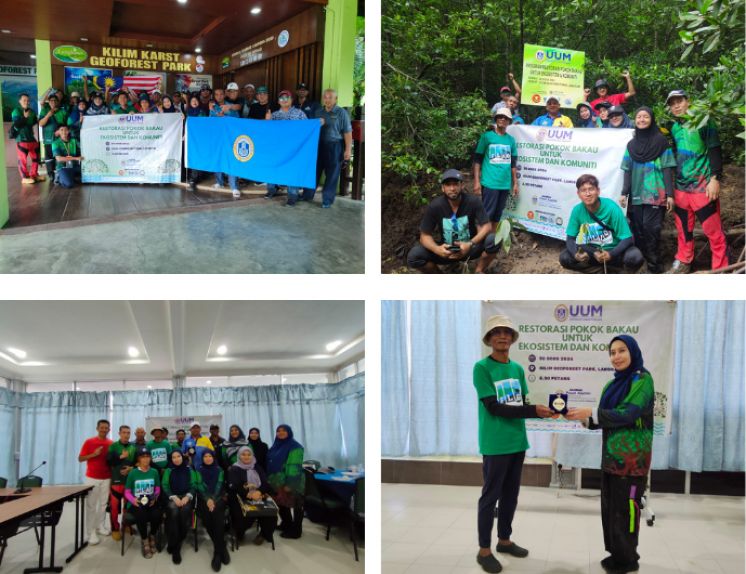 Program &ldquo;Restorasi Pokok Bakau untuk Ekosistem dan Komuniti&rdquo; Anjuran Pusat Alumni dengan kerjasama Friends of Langkawi Geopark (FLAG)